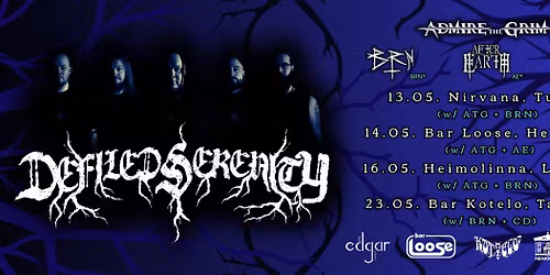 Defiled Serenity \/ Crimson Day \/ BloodRedNails @Bar Kotelo, Tampere