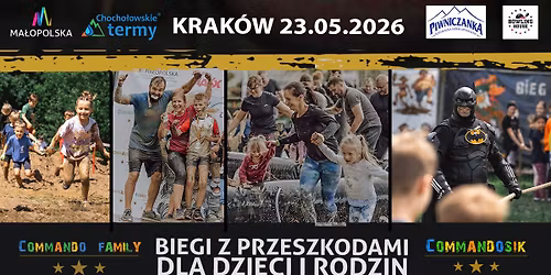 Biegi z przeszkodami dla dzieci i rodzin - Krak\u00f3w 23.05.2026