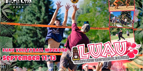 2026 Luau Volleyball Weekend in Chicago \ud83c\udf3a\u26f3\ud83c\udfd0 | Fri 9\/11, Sat 9\/12, Sun 9\/13