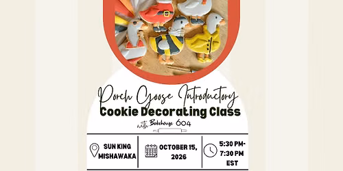 Porch Goose Introductory Cookie Decorating Class