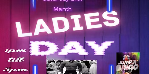 Jump\u2019n Bingo Ladies Day \ud83d\udc83\ud83c\udffc\ud83e\udd42