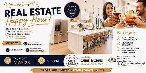 \u2728 Sip, Chat & Own: First-Time Homebuyer Happy Hour!