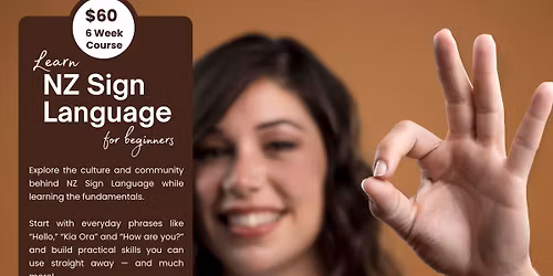 Beginners NZ Sign Language - 6 Week Course