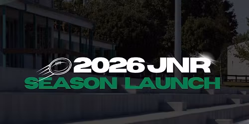 2026 JNR Season Launch - Save the Date