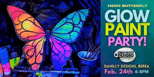 Butterfly Glow Paint Party | Danilly Designs