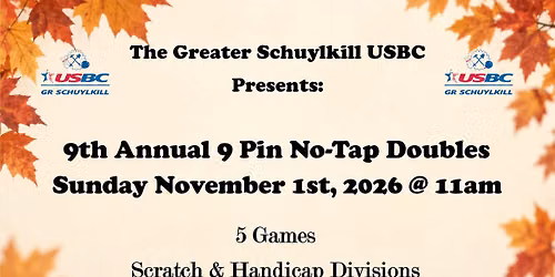 9th Annual 9 Pin No Tap Doubles