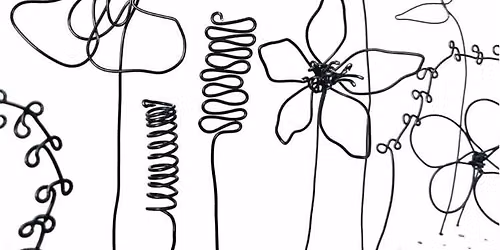 Wire flower - beginners