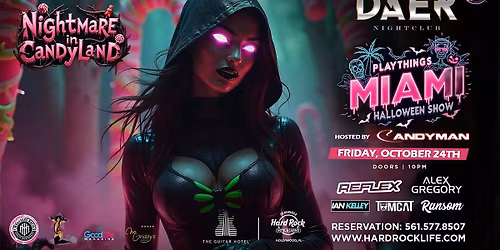 Plaything Miami Halloween Show | DAER Nightclub