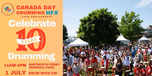 10TH ANNIVERSARY! CANADA DAY DRUMMING 2026  