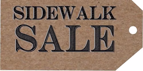 Semi-Annual Sidewalk Sale! 