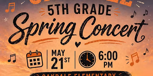 Fifth Grade Spring Concert \ud83e\udde1\ud83d\udc3e\ud83d\udda4 