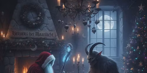De Kerstman & Krampus, licht en duister in herberg Het Maanlicht. 