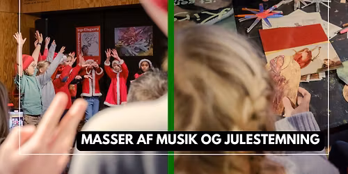 Familiehygge m. kor, juleklip og pynt af juletr\u00e6