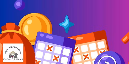 Copy of Toby's Critter Cove Rescue Bingo Fundraiser!