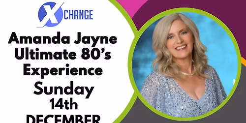 Amanda Jayne \u2013 Ultimate 80\u2019s Experience