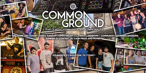 Common Ground 2026 | EVERY TUESDAY | FINAL MONTH TO ENTER DJ CONTEST!!!