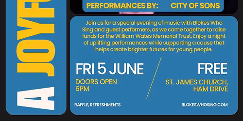 A Joyful Noise 2026 \u2013 Fundraising Concert
