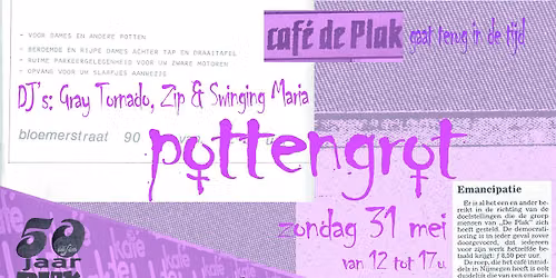 Pottengrot - PlakMatinee ihkv 50 jaar Plak