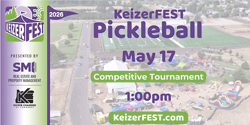 Pickleball Tournament at KeizerFEST - Competitive Level (4.0 and above)