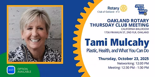 Civic Thursday: Tami Mulcahy \u2014 Plastic, Health, and What You Can Do