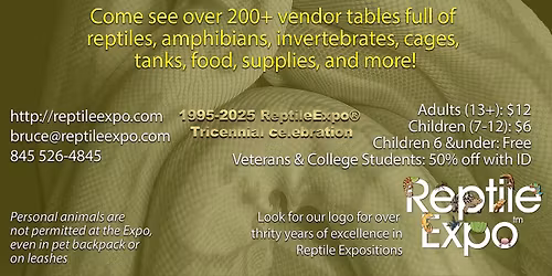 New England Reptile Expo: November 9, 2025