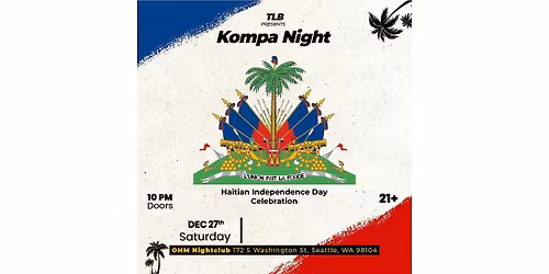Kompa Night (Haitian Independence Day)
