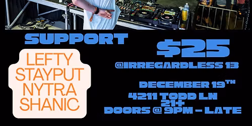 Let Em Cook' with COPYCATT @ Irregardless 13 \/\/ Dec 19th