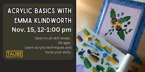 Acrylic Basics with Emma Klindworth