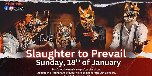 Slaughter To Prevail aftershow party!
