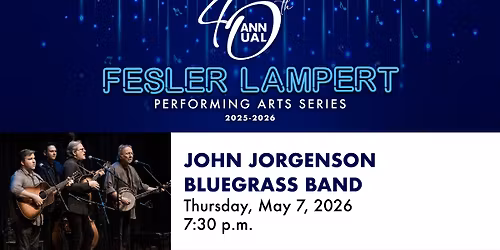 Fesler-Lampert Series: John Jorgenson Bluegrass Band