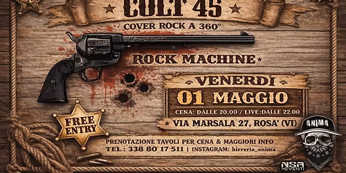 COLT 45 Rock Machine @ANIMA(Cena + Live)