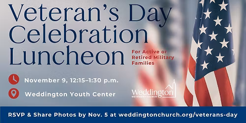 Veteran\u2019s Day Celebration Luncheon