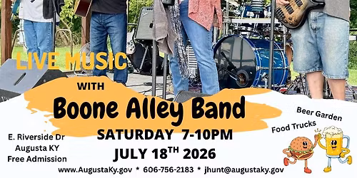 2026 Augusta Riverfest Fair - Music by 'Boone Alley Band' 