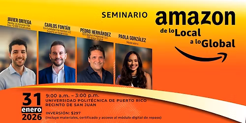 Seminario Amazon: De lo Local a lo Global en San Juan  2026