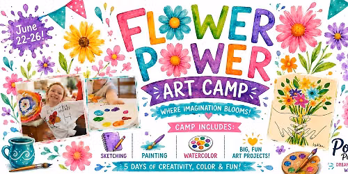 Morning Flower Power Art Camp