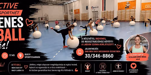 INGYENES Fit-Ball edz\u00e9s - Eur\u00f3pai Sporth\u00e9t #BEACTIVE