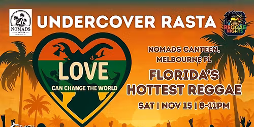 Florida\u2019s Hottest Reggae - Undercover Rasta Live in Melbourne