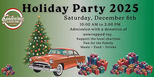 Caffeine and Chrome Holiday Party - Gateway Classic Cars of Tulsa