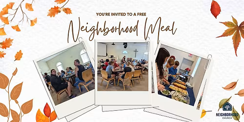 Free Neighborhood Meal