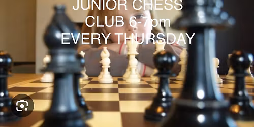 Junior chess club, \u00a33 pay on the night