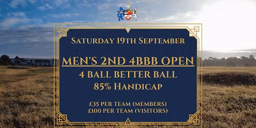 MEN'S 2ND 4BBB OPEN