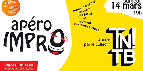 Ap\u00e9ro Impro anim\u00e9 par le collectif TNTB