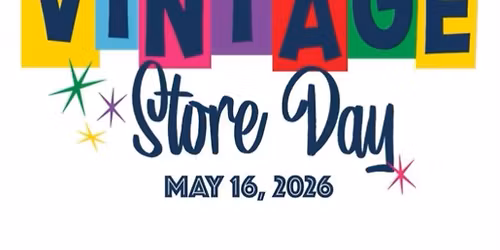 VINTAGE STORE DAY! Live music and storewide sale!