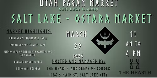 Ostara Market \u2013 Salt Lake City - Utah Pagan Market