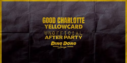 Good Charlotte & Yellowcard Unofficial After Party