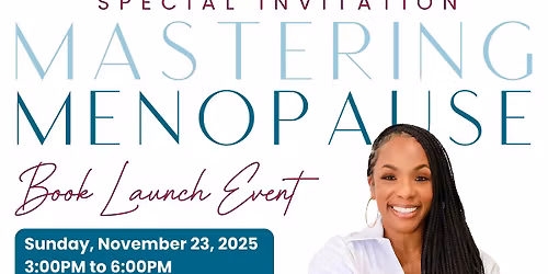 Mastering Menopause Book Launch Event