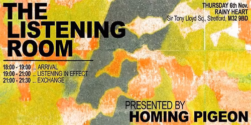 The Listening Room: Presented by Homing Pigeon