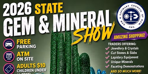 2026 STATE GEM AND MINERAL SHOW