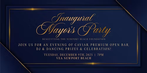 Inaugural Mayor\u2019s Party