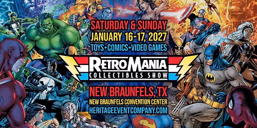 RetroMania New Braunfels Texas January 2027
